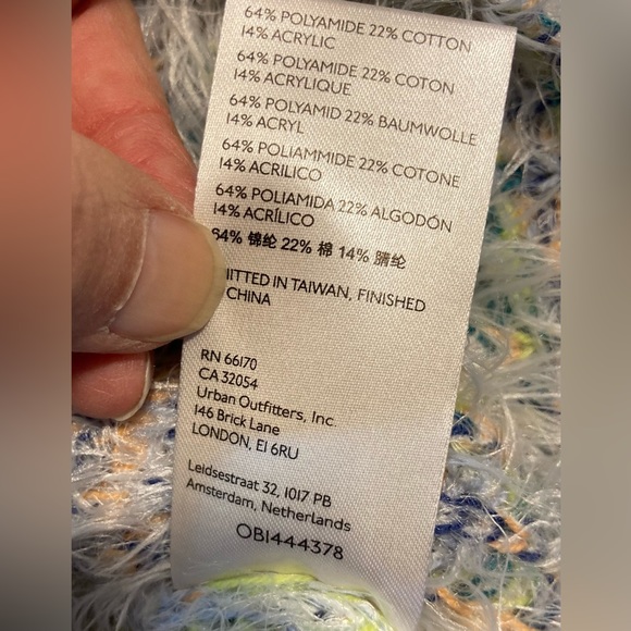 Free People Gelato Pullover Oversized Sweater Galaxy Combo Color Sz XSmall EUC - Picture 11 of 14